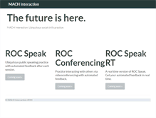 Tablet Screenshot of machinteraction.com